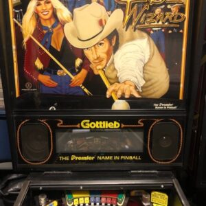 Cue Ball Wizard in a room of games