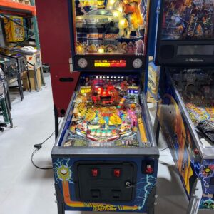 Back To The Future Pinball Machine In A Room